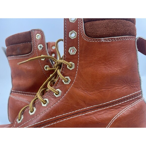 Vintage Dunham Work Boots Korea 6016 Leather Men’s Construction Workman 8.5 EE - Picture 16 of 16